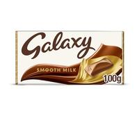 Galaxy Chocolate Bar, Smooth Milk Chocolate, 100g, Ideal for Gift, Snacks or Hamper (Pack of 9)