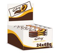 Galaxy Chocolate Bars, Smooth Caramel & Milk Chocolate Bulk Box, 24 x 48g, Ideal for Gift, Snacks or Hamper