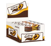 Galaxy Chocolate Bars, Smooth Caramel & Milk Chocolate Bulk Box, 24 x 48g, Ideal for Gift, Snacks or Hamper