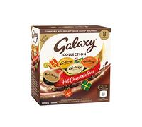 Galaxy Collection Hot Chocolate Dolce Gusto Compatible Pods 5 Boxes x 8 Pods (40 Pods) 10x Galaxy Chocolate, 10x Galaxy White Chocolate, 10x Galaxy Gingerbread and 10x Galaxy Caramel Pods