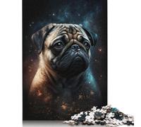 Galaxy Colour Pug 500 Piece Jigsaw Puzzle for Adults & Age 18 Years Up - Family Activity Jigsaw Puzzles Educational Games Difficult And Challenge 500pcs (52x38cm)