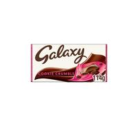 Galaxy Cookie Crumble Milk Chocolate Bar Sharing Block 135g
