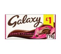 Galaxy Cookie Crumble Chocolate Bar 114g x Case of 24