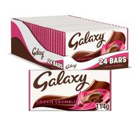 Galaxy Cookie Crumble Chocolate Bar Bulk Box 24 x 114g