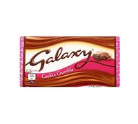 Galaxy Cookie Crumble Chocolate Bar - Pack of 24 x 114G