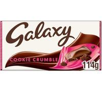 Galaxy Cookie Crumble & Milk Chocolate Bar 114g