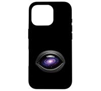 Galaxy Cosmic Alien Surreal All-Seeing Spiritual Eye Sci-Fi Case for iPhone 16 Pro