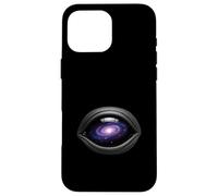 Galaxy Cosmic Alien Surreal All-Seeing Spiritual Eye Sci-Fi Case for iPhone 16 Pro Max
