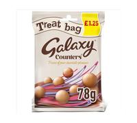 Galaxy Counters Milk Chocolate Buttons Treat Bag £1.25 PMP 78g