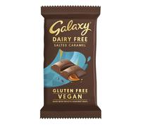 Galaxy Dairy Free Chocolate Bar - Classic - Dairy Free, Vegan, Plant-Based, Smooth & Creamy, Gluten Free, Milk Alternative, Suitable for Vegans, Lactose Free, Delicious Vegan Snack, 100g (Pack of 8)