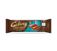 Galaxy Dairy Free Chocolate Bar - Salted Caramel - Dairy Free, Vegan, Plant-Based, Smooth & Creamy, Gluten Free, Milk Alternative, Suitable for Vegans, Lactose Free, Vegan Snack, Multipack, 24x40g