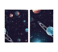 Galaxy Decor Passport Holder, ID Card Protector Case Passport Holder with Slot Passports Travel Wallet Document Cover for Women And Men