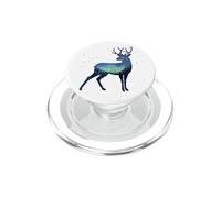 Galaxy Deer Illustration - Outdoor Nature Lover Design PopSockets PopGrip for MagSafe
