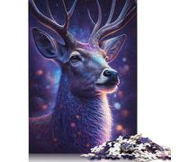 Galaxy Deer Jigsaw Puzzles 1000 Pieces Adults Jigsaw Games Educational Toys Puzzle For Christmas Birthday Gifts 1000pcs (75x50cm)