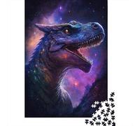 Galaxy Dinosaurs Papierpuzzles 1000 Teile Puzzles für Erwachsene Lernspiel Herausforderung Spielzeug Weihnachtsgeschenke 1000 Stück (38 x 26 cm)
