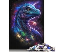 Galaxy Dinosaurs Puzzle Customizable Pictures 100% Recycled Cardboard Jigsaw Puzzle for Kids And Adults Age 12 Years Up Unique Gift 1000pcs (75x50cm)
