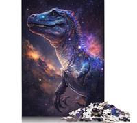 Galaxy Dinosaurs Puzzle Fun Premium Cardboard Jigsaw Puzzle for Adults Teen 1000pcs (75x50cm)