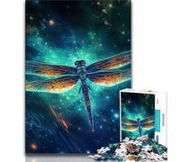 Galaxy Dragonfly Adult Jigsaws 1000 Pieces Difficult,Learning Educational Toys Family Games Gifts for Friends And Family (38x26cm)