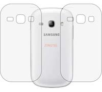 GALAXY FAME DUOS S6812 Back Screen Guards, Rear Screen Protector, 3D Frosted Carbon Fiber Back Skin, Not a Glass for SAMSUNG GALAXY FAME DUOS S6812 (Pack of 2)