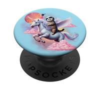 Galaxy Feline, Funny Cat, Saturn, Cat, Funny Cat Lover PopSockets Adhesive PopGrip