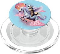 Galaxy Feline, Funny Cat, Saturn, Cat, Funny Cat Lover PopSockets PopGrip for MagSafe