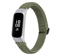 Galaxy Fit E Watchband, MVRYCE 5.3"-8.3" Adjustable Watch Strap Soft Breathable Elastic Replacement Band with Metal Frame Compatible for Samsung Galaxy Fit E SM-R375 Smart Watch (Y04)