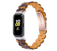 Galaxy Fit SM-R370 Resin Strap, MVRYCE 5.7-8.0 Inch Replacement Band Lightweight Resin Wristband Double Button Folding Clasp Watchbands Compatible with Samsung Galaxy Fit SM-R370 (Y01)