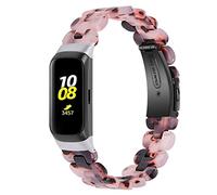 Galaxy Fit SM-R370 Resin Strap, MVRYCE 5.7-8.0 Inch Replacement Band Lightweight Resin Wristband Double Button Folding Clasp Watchbands Compatible with Samsung Galaxy Fit SM-R370 (Y11)
