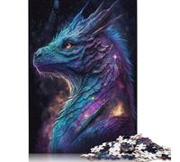 Galaxy Flying Dragon Jigsaws Puzzle 1000 Pieces Adult Jigsaw Puzzle Educational Games Toys Diy Wooden Creative Puzzle Gifts 1000pcs (75x50cm)