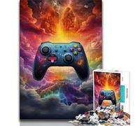 Galaxy Game Controller 1000 Piece Jigsaw Puzzles for Adults Gifts,Family Game Stress Reliever Difficult Challenge Secret Santa Gifts 50x75cm