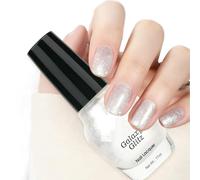 Galaxy Glitz Nail Lacquer | Glossy Long-Lasting Nail Polish | Chip-Resistant & Easy to Apply | Vegan & Cruelty-Free (Shade 133 - Diamond Dust, 17ml)