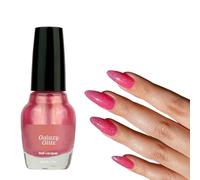 Galaxy Glitz Nail Lacquer | Glossy Long-Lasting Nail Polish | Chip-Resistant & Easy to Apply | Vegan & Cruelty-Free (Shade 118 - Flamingo Flirt, 17ml)