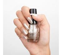 Galaxy Glitz Nail Lacquer | Glossy Long-Lasting Nail Polish | Chip-Resistant & Easy to Apply | Vegan & Cruelty-Free (Shade 117 - Midnight Walk, 17ml)