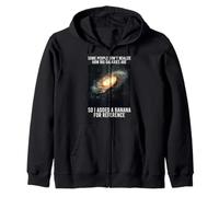 Galaxy Graphic Meme Funny Science Astrophysics Astrology Zip Hoodie