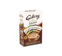 Galaxy Hot Chocolate Sachet Selection 25g x 8 | Hot Chocolate Gift Set Featuring 4 flavours of Galaxy Chocolate including Instant Hot Chocolate, Caramel, Mint, & Orange
