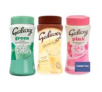 Galaxy Hot Chocolate Variety Pack - White, Pink & Green Coloured White Hot Chocolate, 3 x 300g, Smooth & Creamy Drinking Chocolate