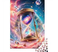 Galaxy Hourglass Cloud 1000 Piece Mini Jigsaw Puzzle For Adults Gift Idea