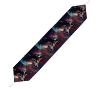 Galaxy Husky Dog Funny Table Runner Dining Tables Covers