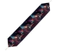 Galaxy Husky Dog Funny Table Runner Dining Tables Covers