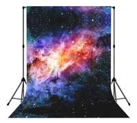 Galaxy in The Universe Print Backdrop Background for Photography Portrait Photoshoot,Photo Studio Prop and Party