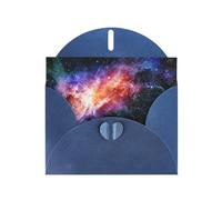 Galaxy in The Universe Print Blank Cards and Envelopes 5" x 6" for Wedding Birthday Invitations and All Occasions
