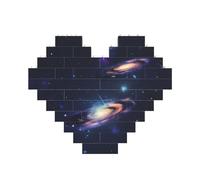 Galaxy In The Universe Print Building Brick Puzzles, Family Keepsake Romantic Home Decor Anniversary Birthday Gifts