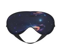 Galaxy in The Universe Print Comfortable Sleep Eye Mask Men Women Lightweight Travel Nap Meditation Yoga Work