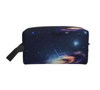 Galaxy in The Universe Print Large Capacity Travel Toiletry Bag Unisex Daily Storage Portable Cosmetic Pouch