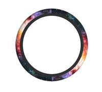 Galaxy In The Universe Print Steering Wheel Cover Ergonomic Fits Cars Trucks Accessories Protection Everyday Use
