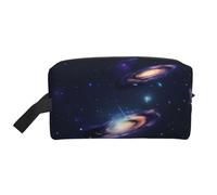 Galaxy in The Universe Print Travel Grooming Storage Bag, Reusable Makeup Storage Organizer, Bathroom Supplies