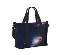 Galaxy in The Universe Print Travel Hand Bag Portable Foldable Shoulder Tote Bags for Weekend Trip Gym Vacation