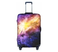 Galaxy in The Universe Print Universal Business Travel Suitcase Cover Daily Luggage Protector Washable Sleeve