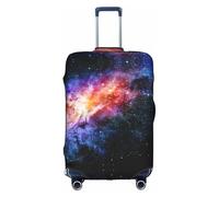 Galaxy in The Universe Print Universal Travel Suitcase Cover Weekend Getaways Trips Elastic Luggage Protector