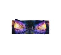 Galaxy in The Universe Printed bow headband, a fashionable turban headband with elasticity, suitable for newborns and infants